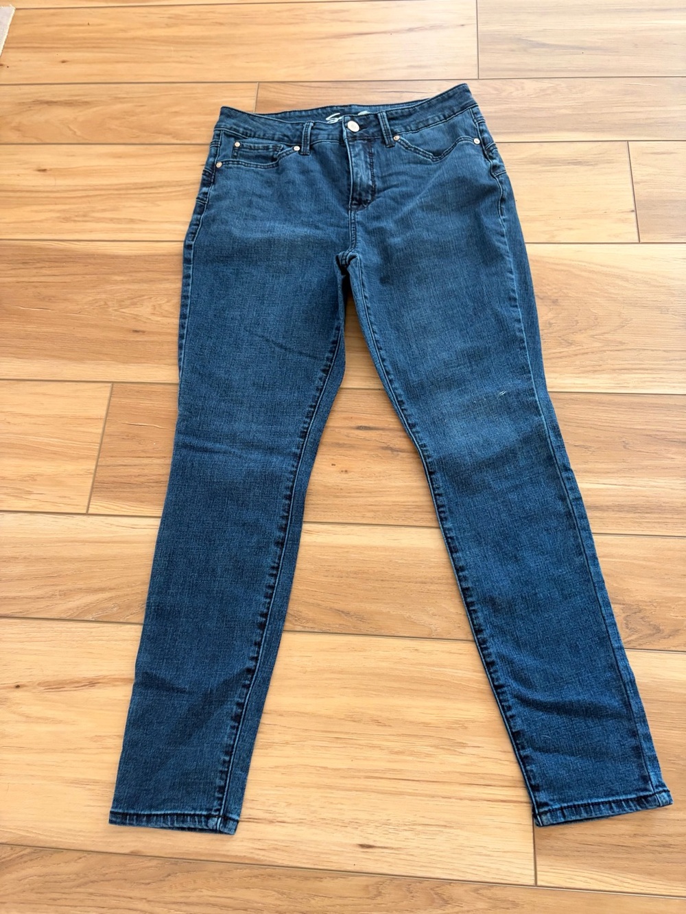 Seven7 Dark Blue Stretch Jeggings